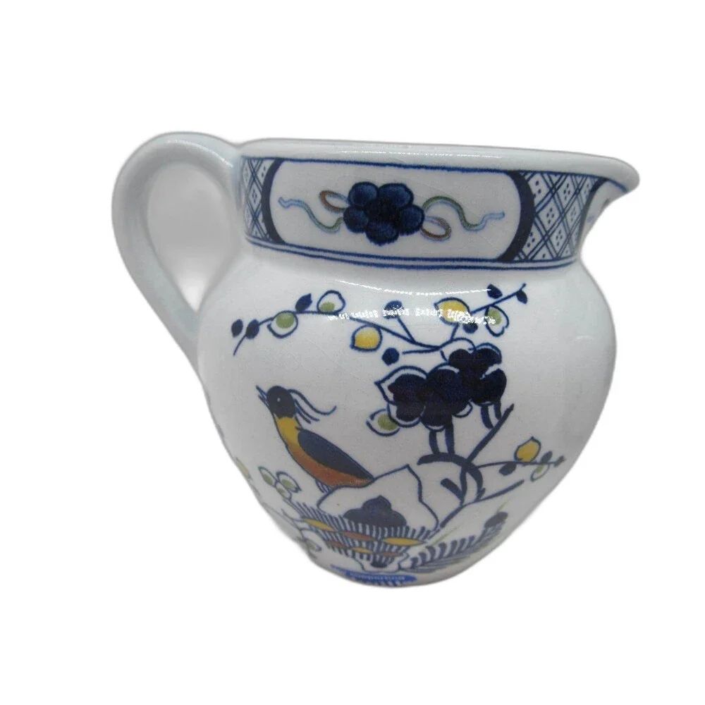 Wedgwood Volendam Creamer And Covered Sugar Bowl Made In England